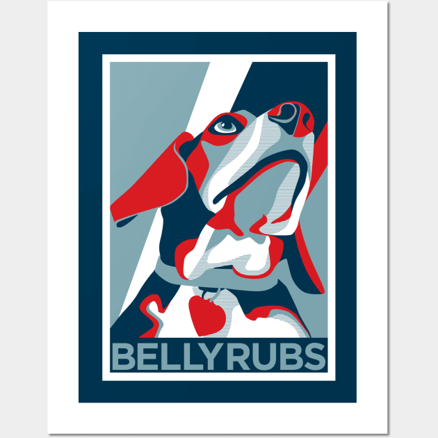 Bellyrubs Obama Parody Wall Art by EightUnder